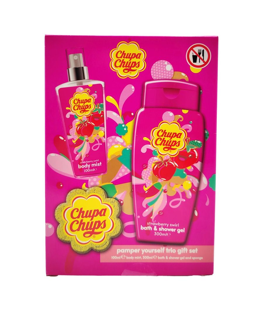 Chupa Chups Bath & Body Gift Set -Strawberry