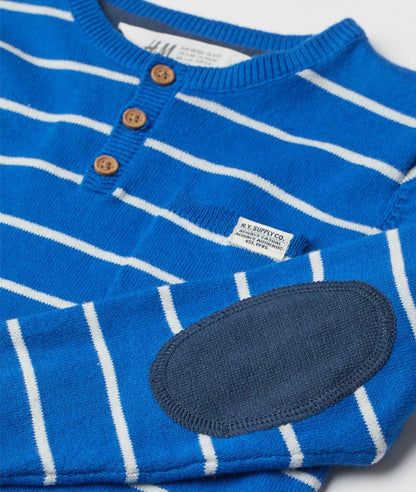 Fine-knit Henley top – Image 2