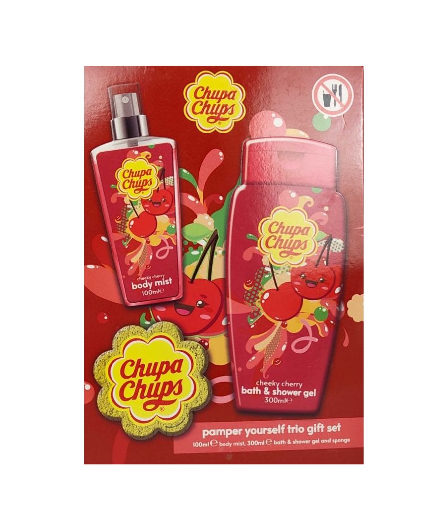Chupa Chups Bath & Body Gift Set -Cherry
