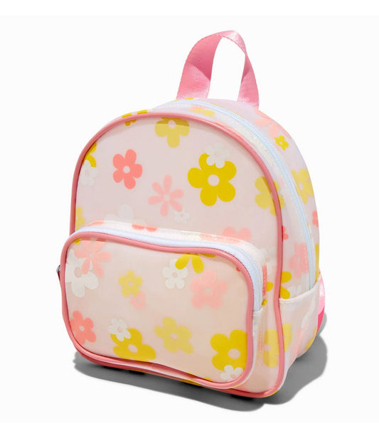 Claire's Club Daisy Print Mini Backpack