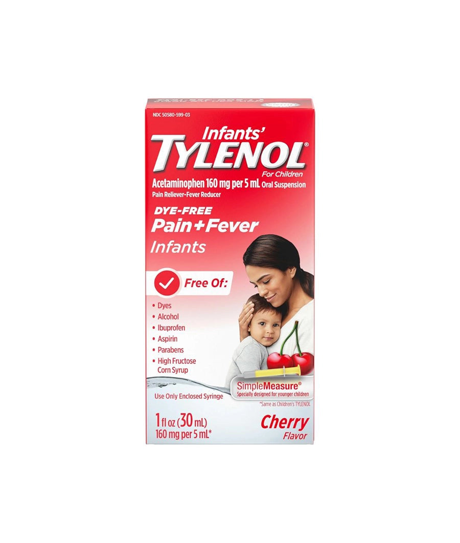 Infants' Tylenol Oral Suspension Liquid Medicine 1 fl. oz / 30 ml