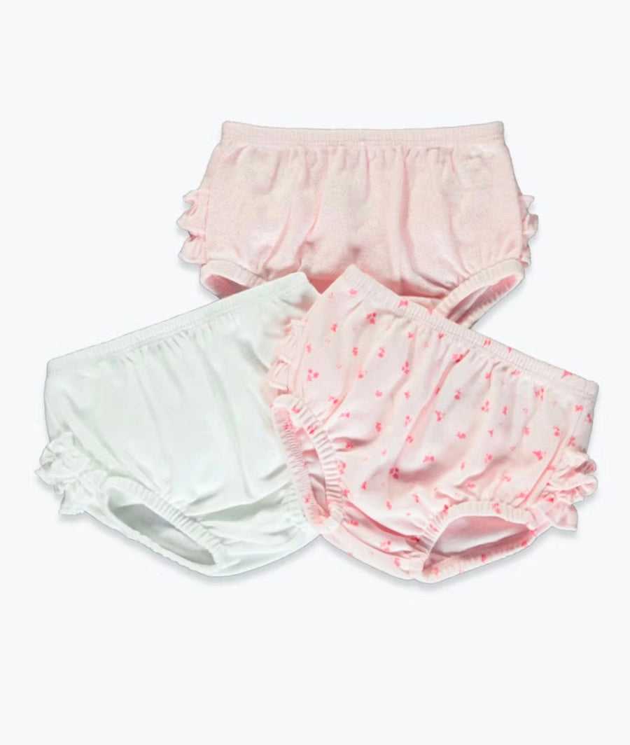 Girls 3 Pack Frill Pants