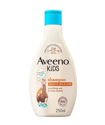 Aveeno Baby Kids Shampoo 250ml | Enriched with Soothing Oat &amp; Shea Butter