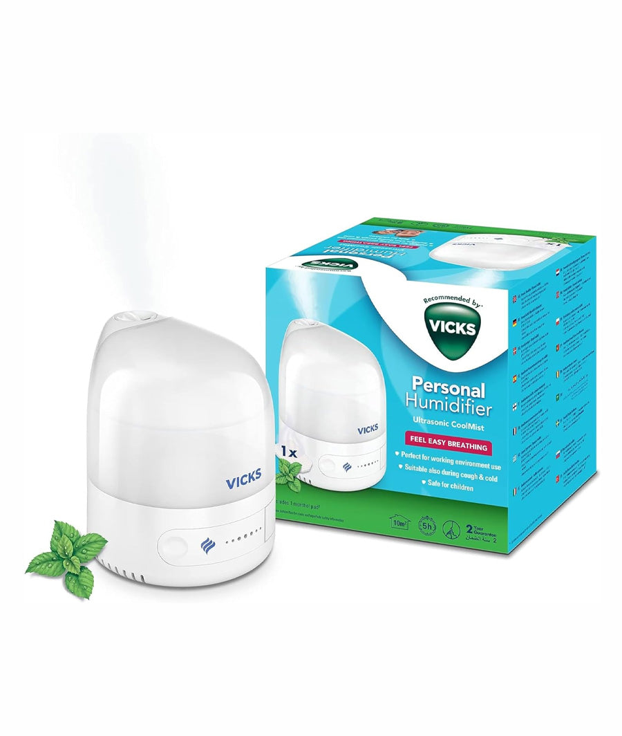 Vicks Personal Humidifier VUL510 Ultrasonic CoolMist