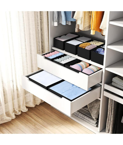 12 Pack Drawer Organisers Foldable Boxes – Image 2