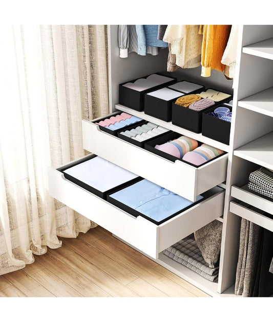 12 Pack Drawer Organisers Foldable Boxes – Image 2