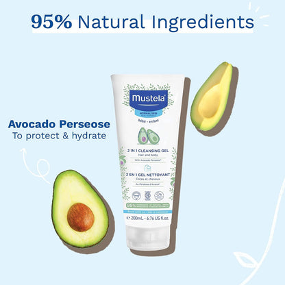 Mustela Baby 2-in-1 Cleansing Gel  200 ml