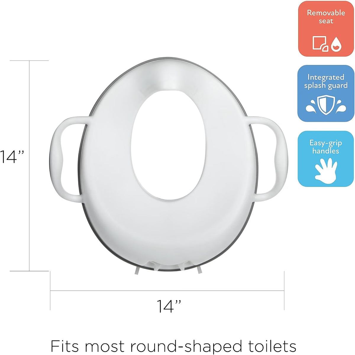 Nuby Toilet Seat Trainer – Non-Slip  Suitable for 12+ Months