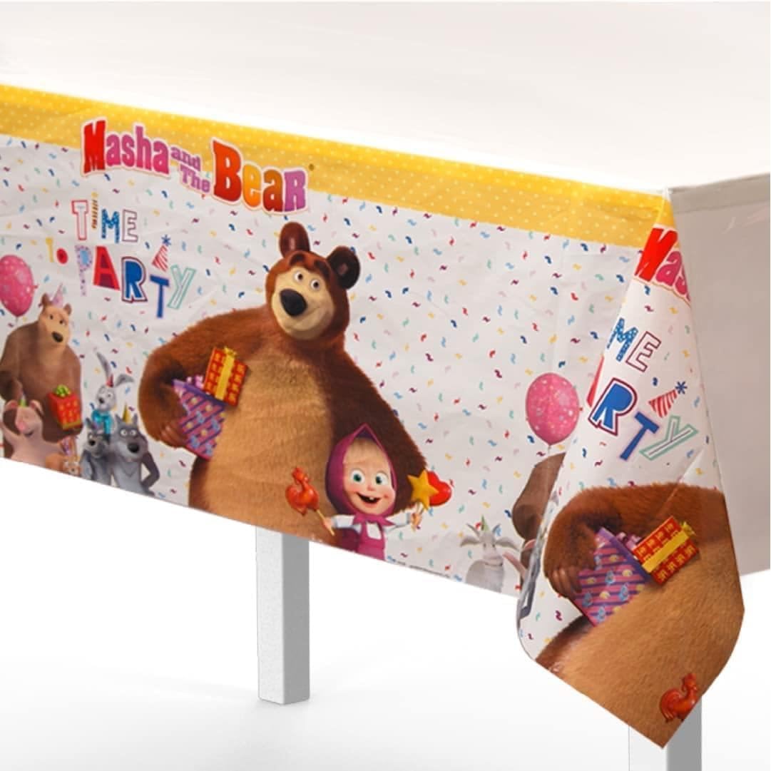 Masha and The Bear Party In A Box Cartoon Birthday Favor Boxes Decor Mighty Mojo – Image 7