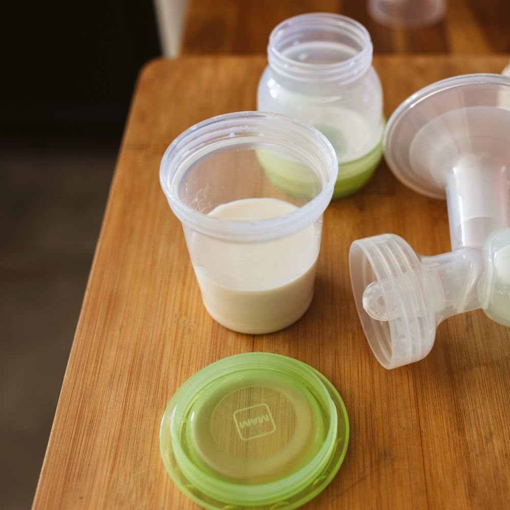 MAM Storage Pots | 5 Pack | for Safety Storing Breast Milk and Baby Food – Image 3