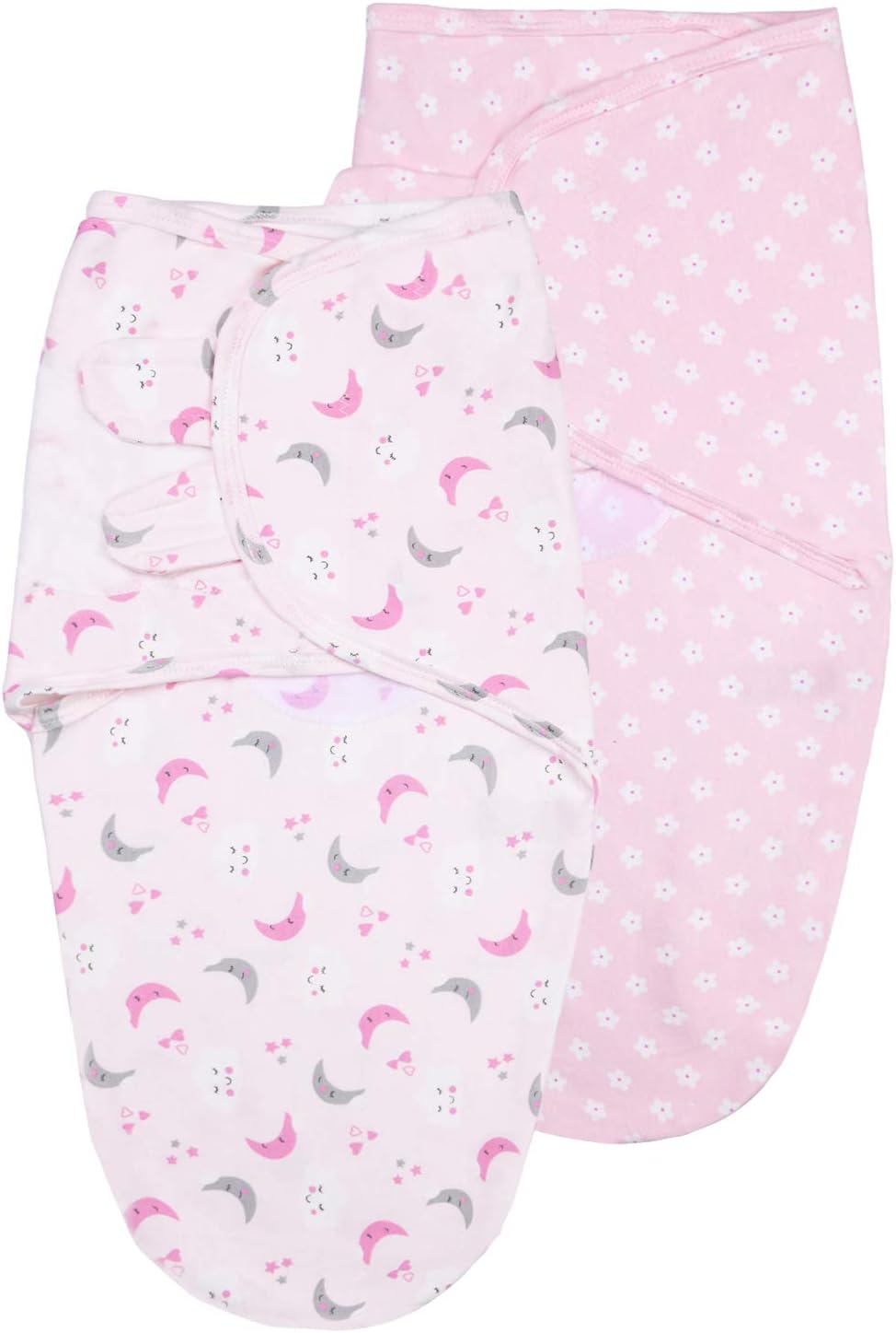 Organic Cotton Baby Swaddle Blanket Wrap, 2 Pack