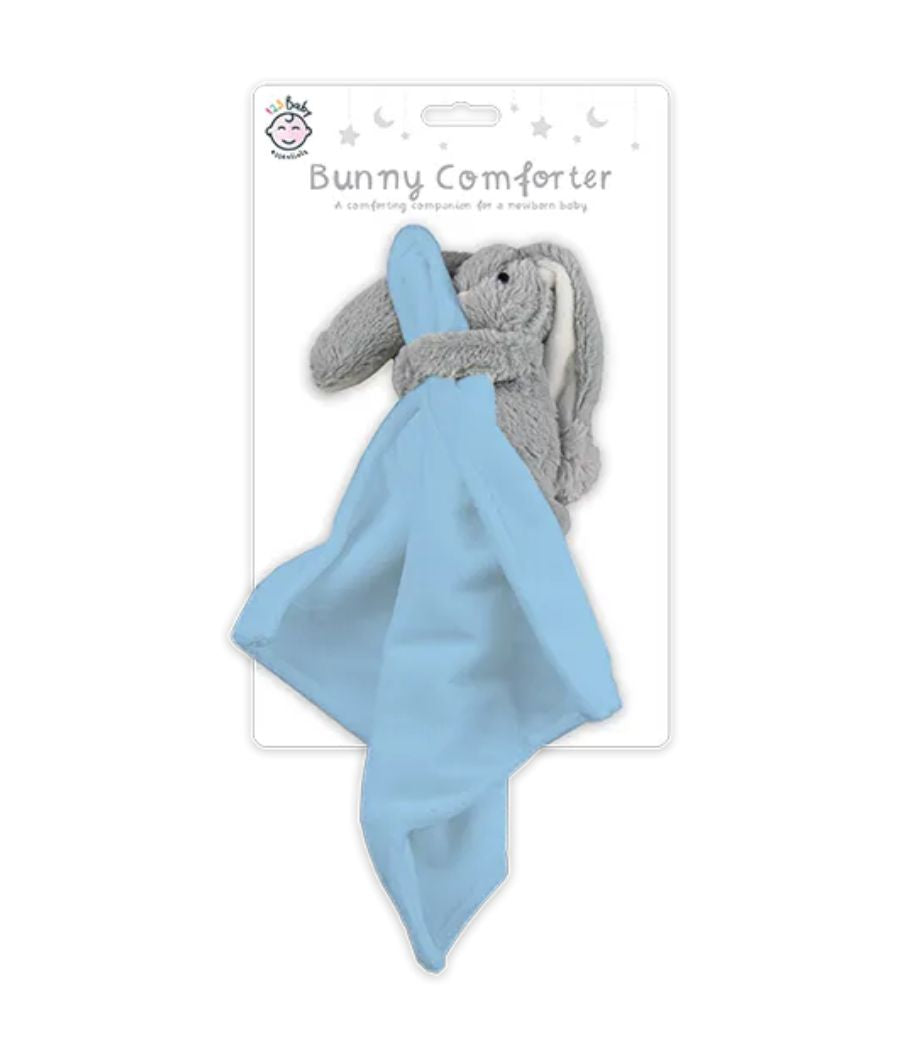 BABY BUNNY COMFORTER - Blue  Grey