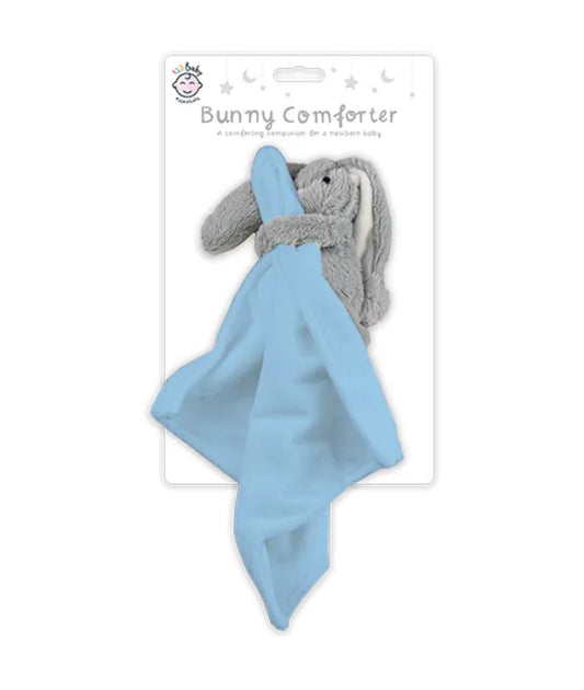 BABY BUNNY COMFORTER - Blue  Grey