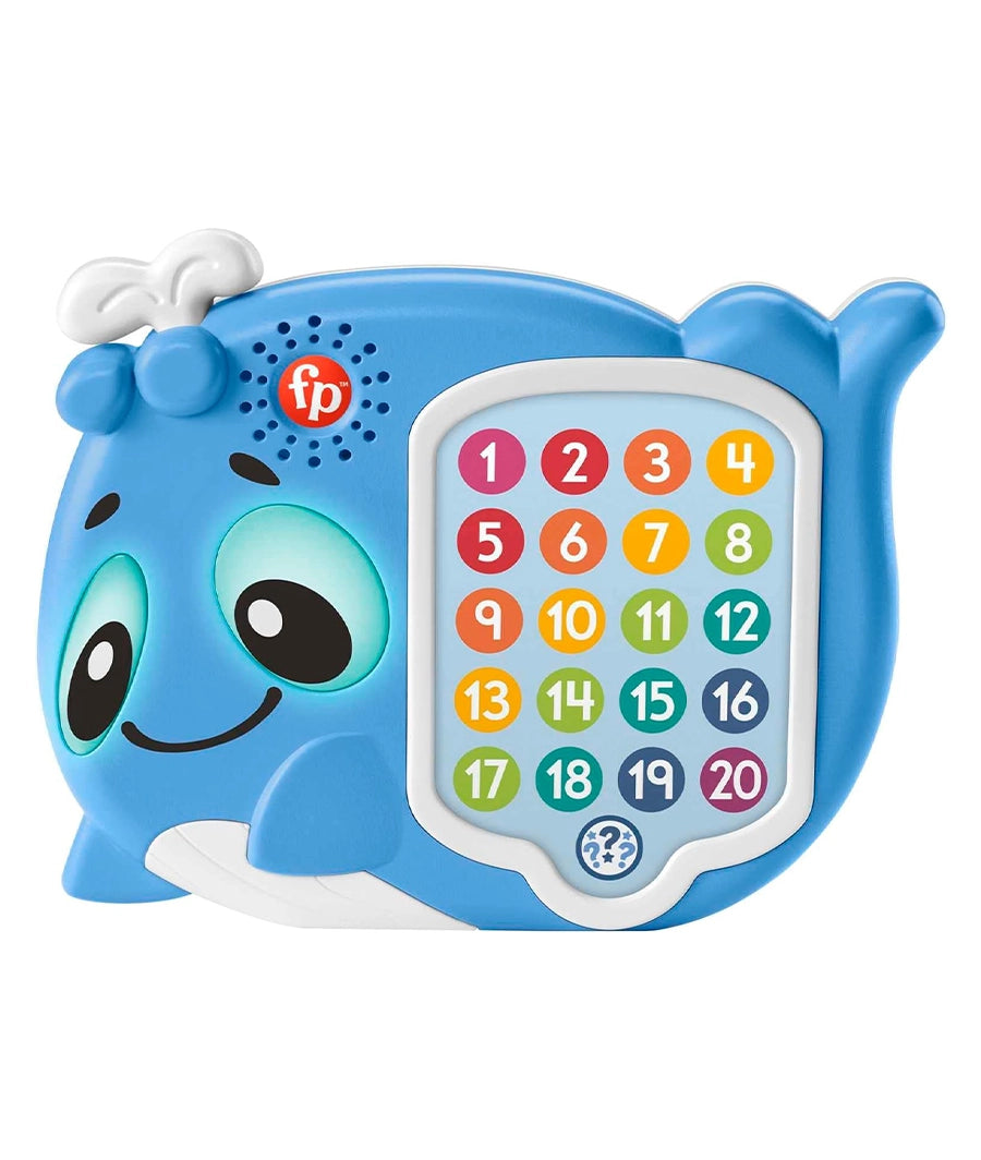 Fisher-Price Eden the Whale Linkimals Interactive Musical Early Learning Toy with Lights, Kids Toy, From 18 months+