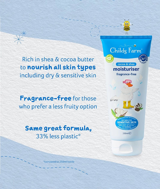 Childs Farm Moisturiser 200ml Unfragranced – Image 2