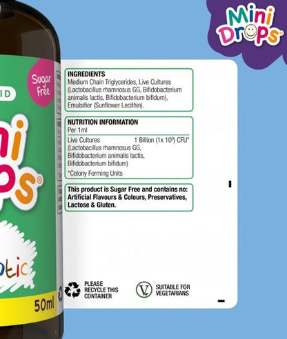 Natures Aid Mini Drops Daily Microbiotic 50 ml – Image 3