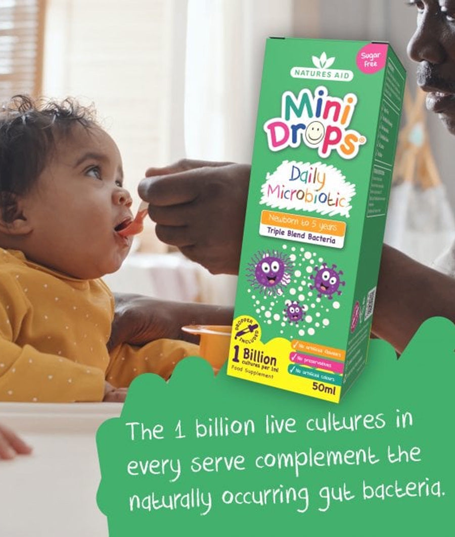 Natures Aid Mini Drops Daily Microbiotic 50 ml – Image 4