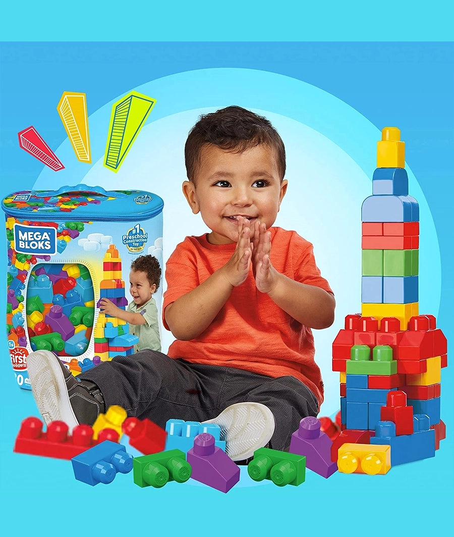 Mega Bloks Big Building Bag,60 Pieces – Image 6