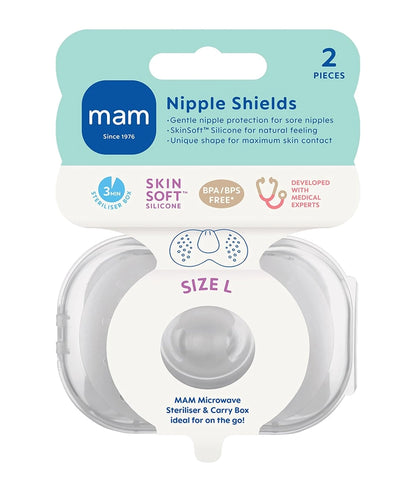MAM Nipple Shield | Large | 2 Pack
