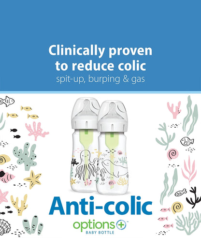 Dr. Brown’s Natural Flow Anti-Colic Options+270mL, 2-Pack – Image 4