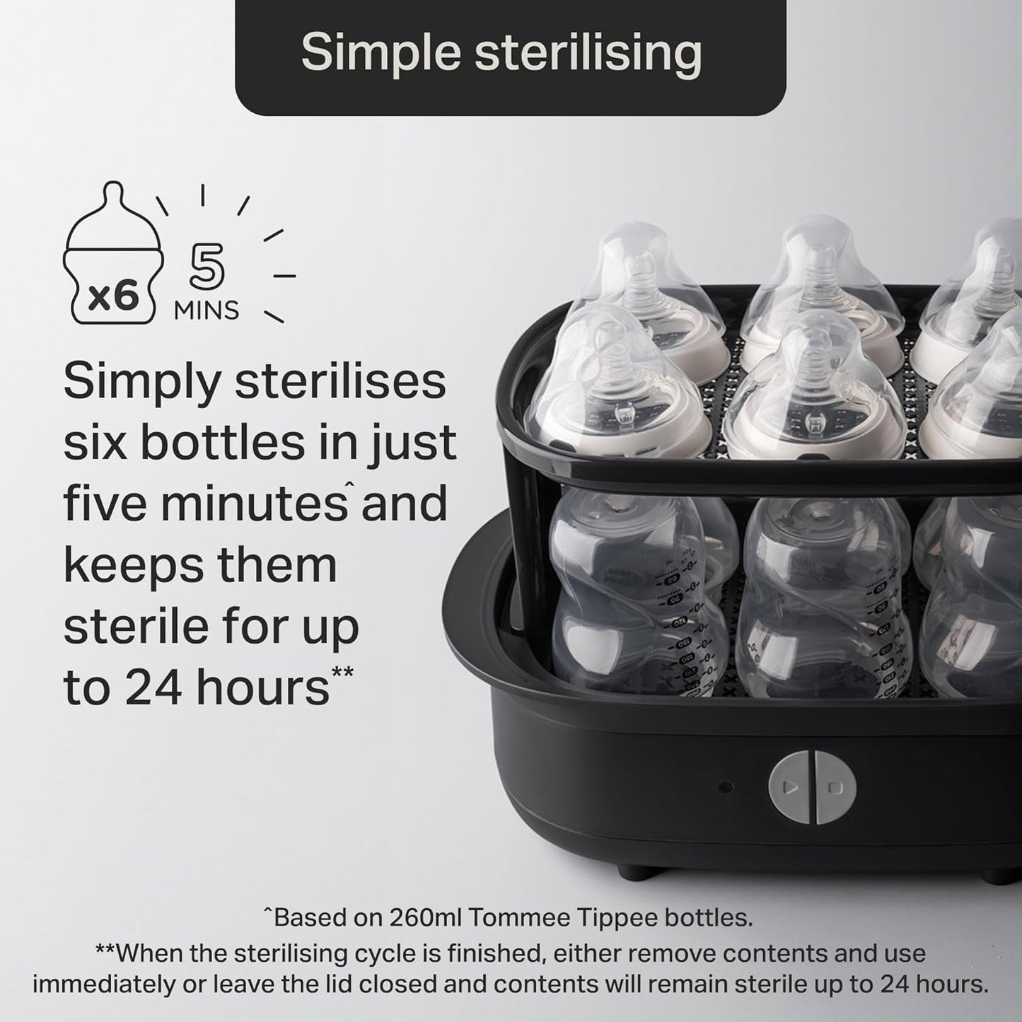Supersteam Electric Steam Sterilizer, White – Image 7