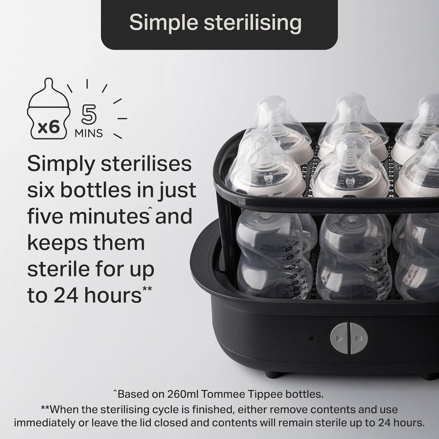 Supersteam Electric Steam Sterilizer, White – Image 7