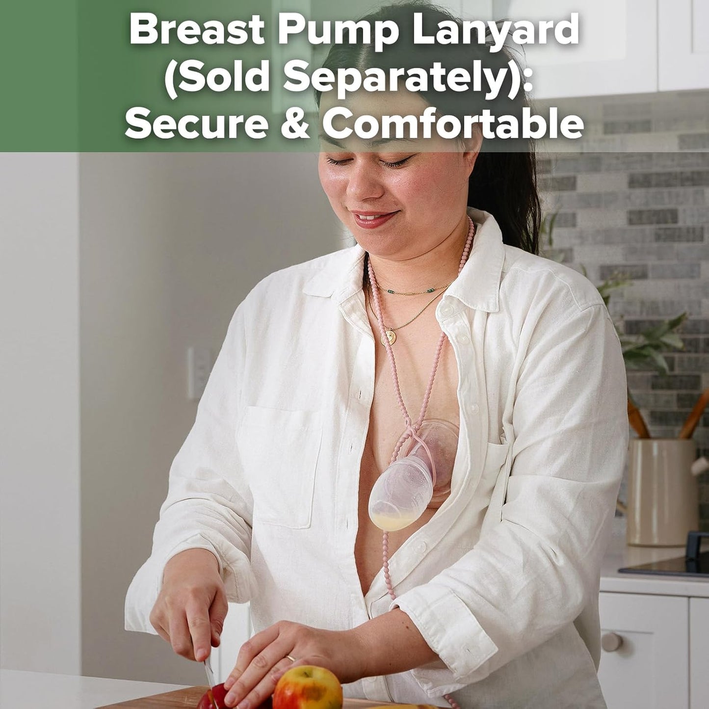 haakaa Manual Breast Pump for Breastfeeding, Silicone, Clear 4oz/100m