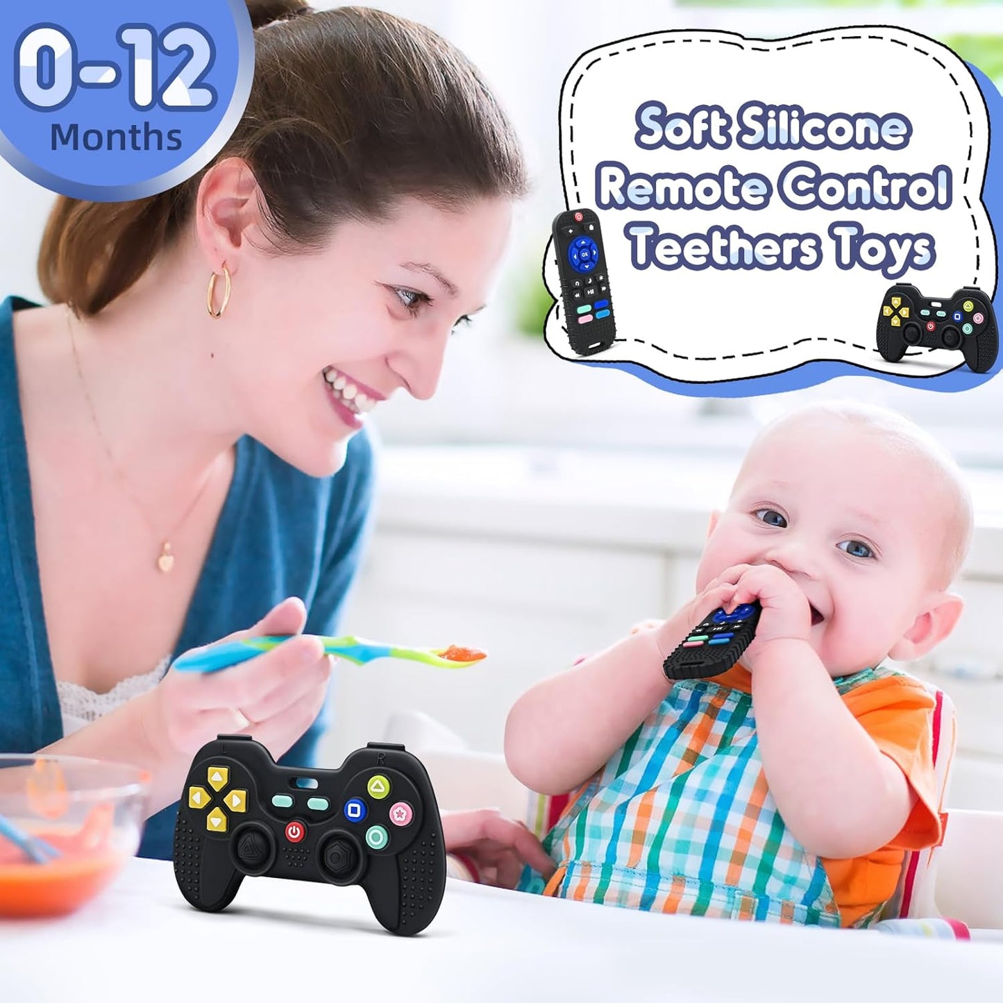 Teething Sensory Toys for Baby   for Newborn 3 6 9 12 Months