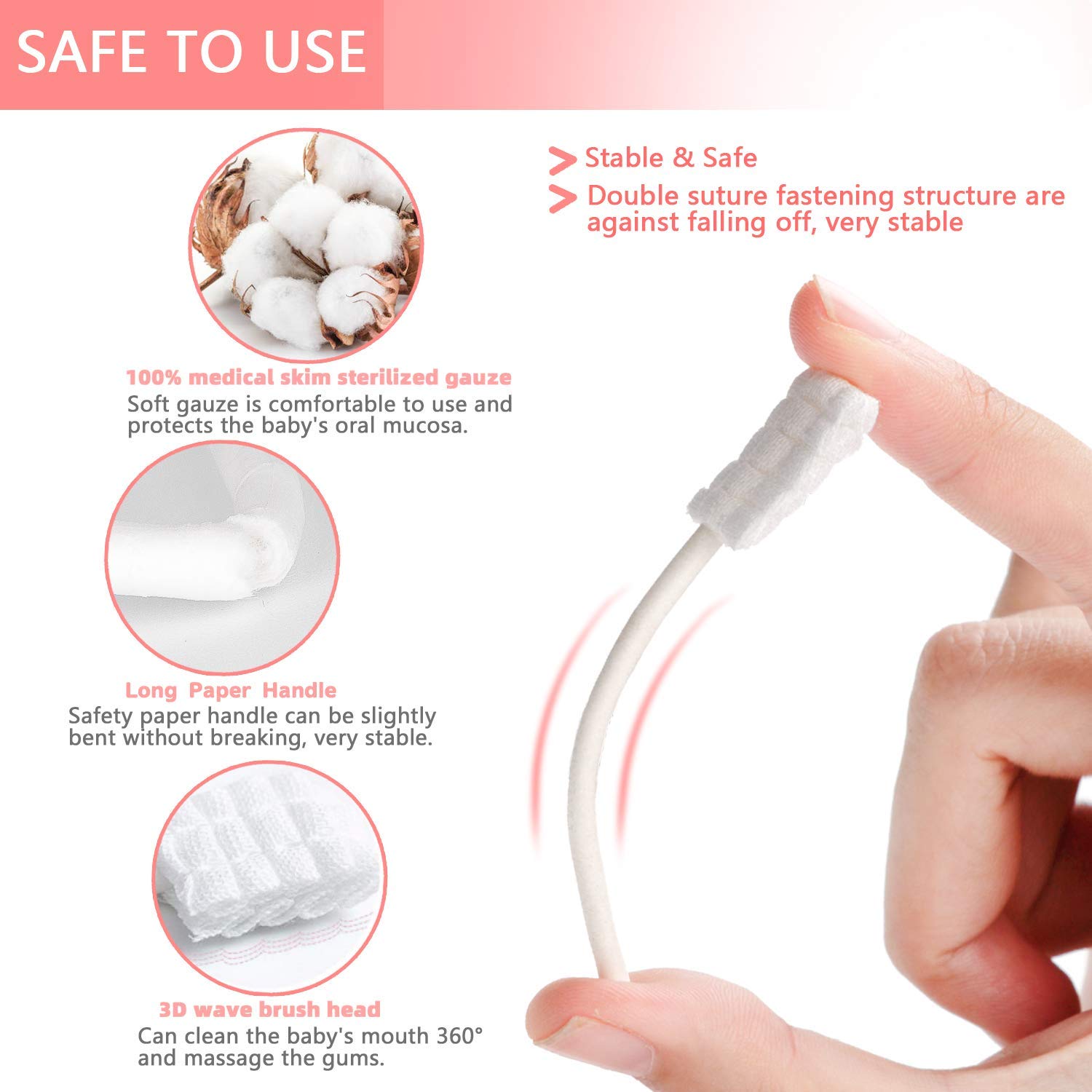 Baby Oral Cleaner 42Pcs – Image 4