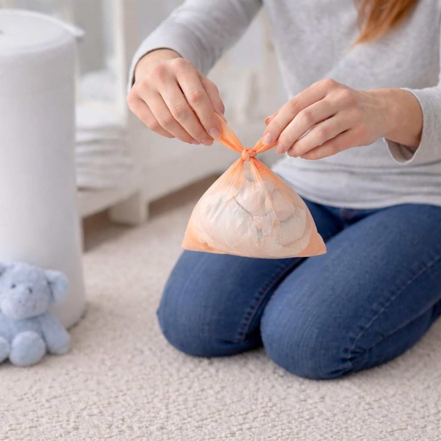 Nappy Bags - Disposable Baby Nappy Sack (150 bags)