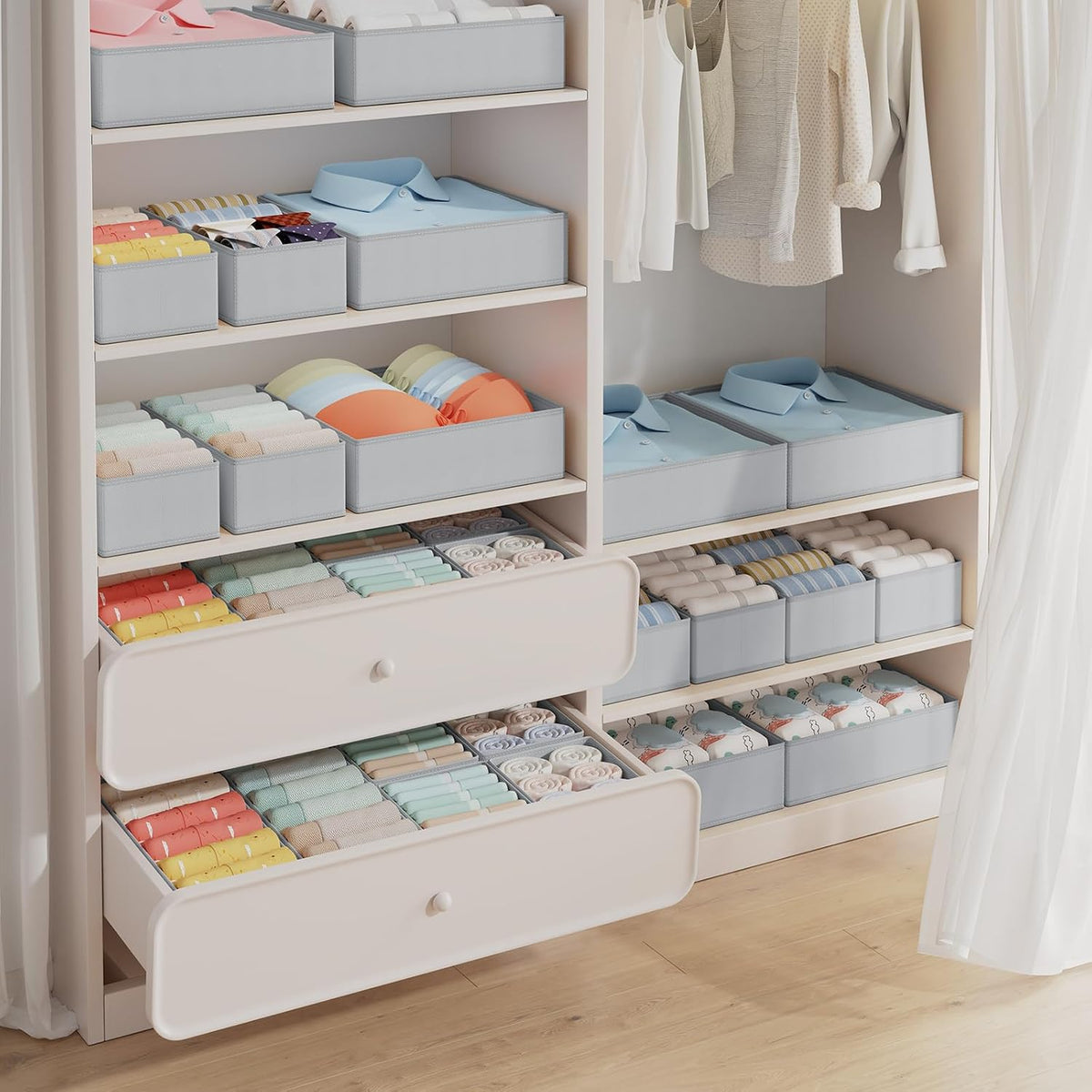 12 Pack Drawer Organizers