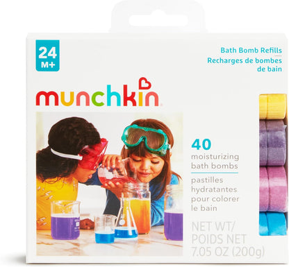 Munchkin Colour Buddies Baby Bath Bombs 40 colours refill