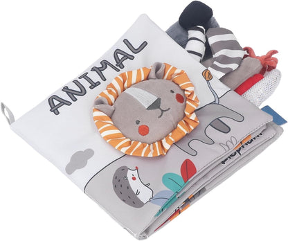 Baby Crinkle Book, Exquisite Pattern Portable Cloth Book