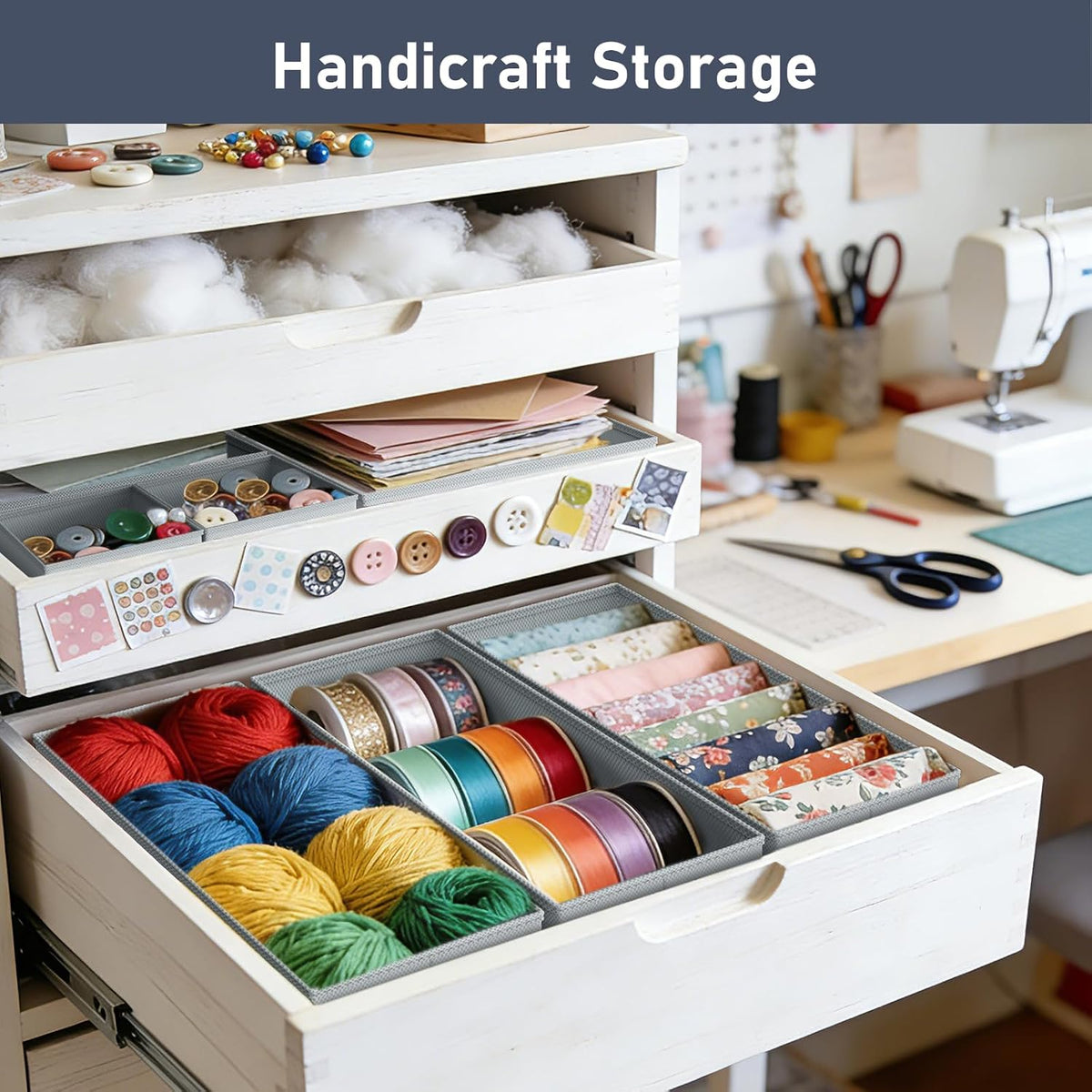 12 Pack Drawer Organizers
