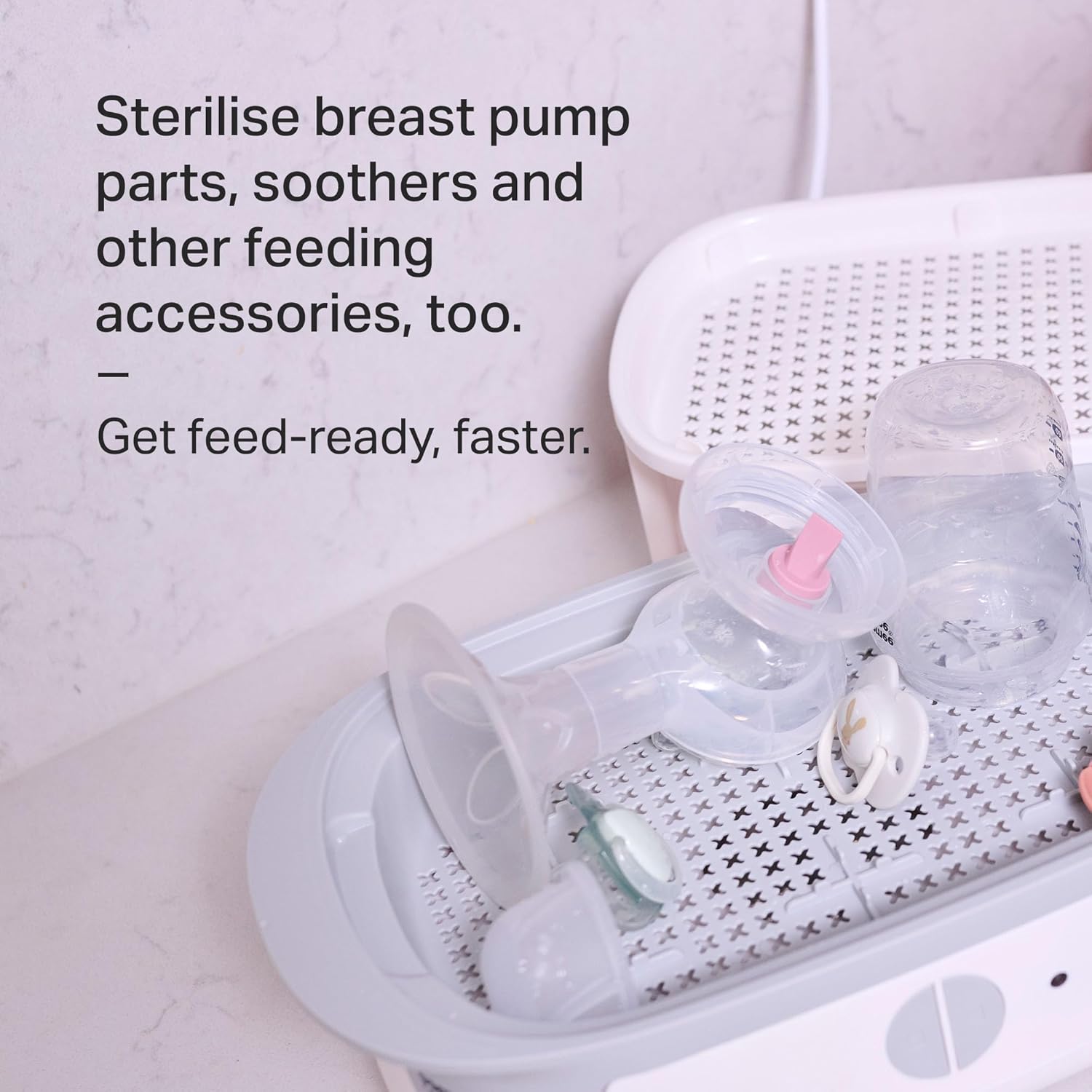 Supersteam Electric Steam Sterilizer, White – Image 5