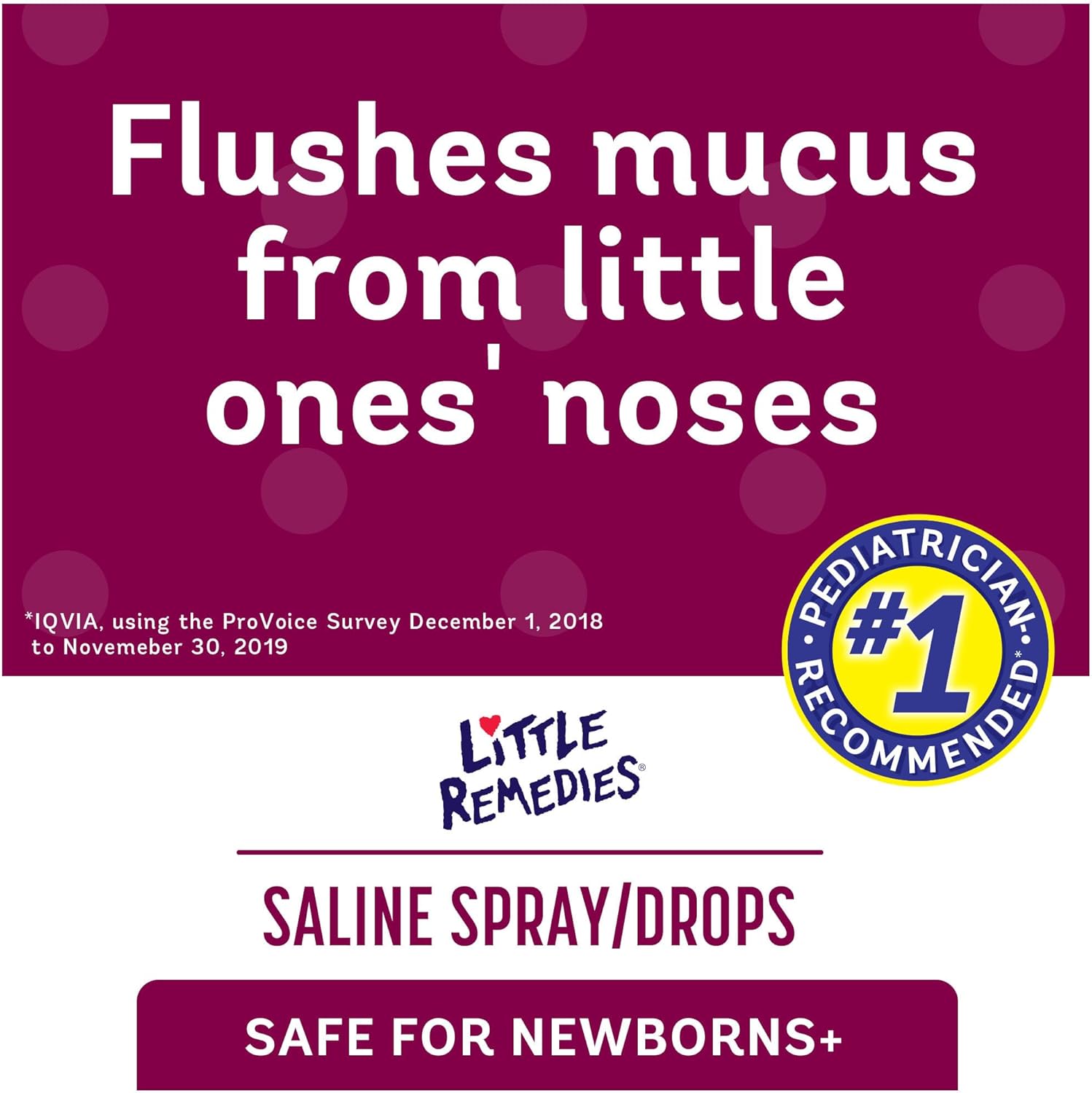 Little Remedies Noses Saline Spray Drops, 1 Fl Oz / 30 ml – Image 3