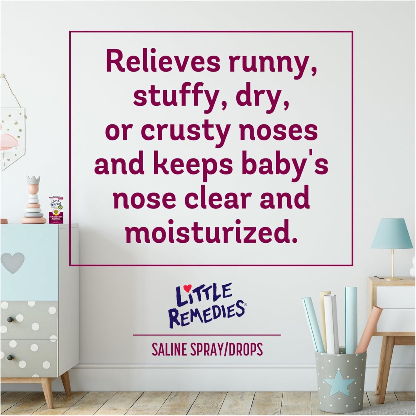 Little Remedies Noses Saline Spray Drops, 1 Fl Oz / 30 ml – Image 2