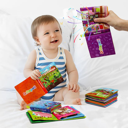 Soft Cloth Books Baby Books Bath Books 6-Pack