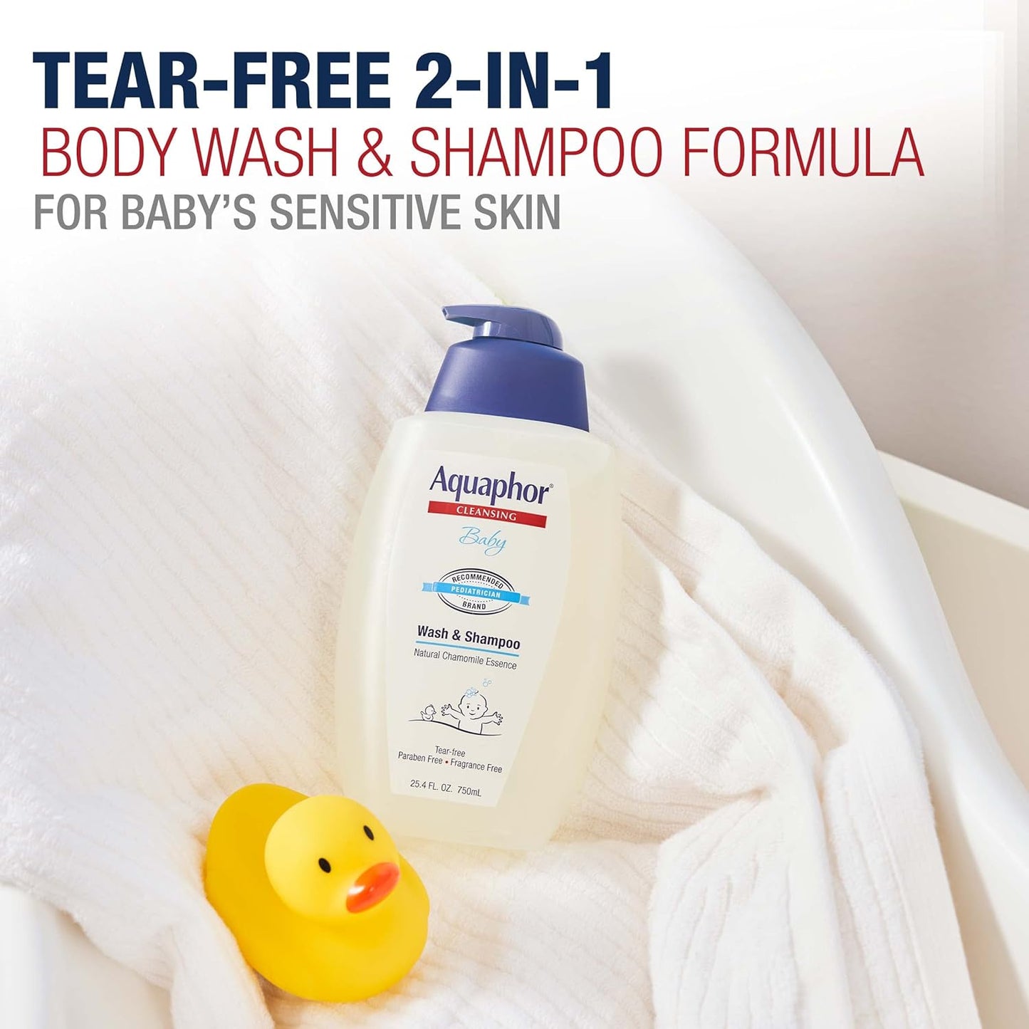 Aquaphor Baby Wash and Shampoo 750 ml – Image 4