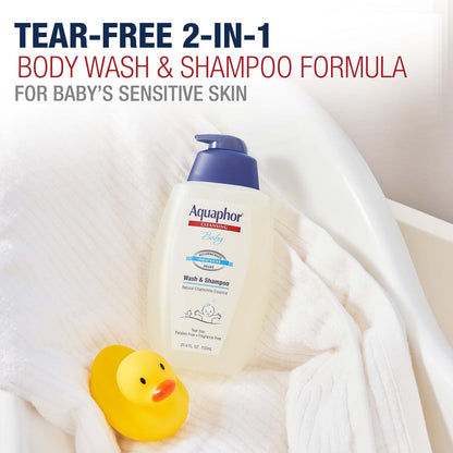 Aquaphor Baby Wash and Shampoo 750 ml – Image 4