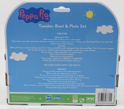 Peppa Pig Perfect Day Kids Tableware 3 Piece