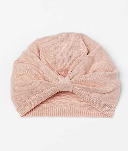 Knitted cotton turban