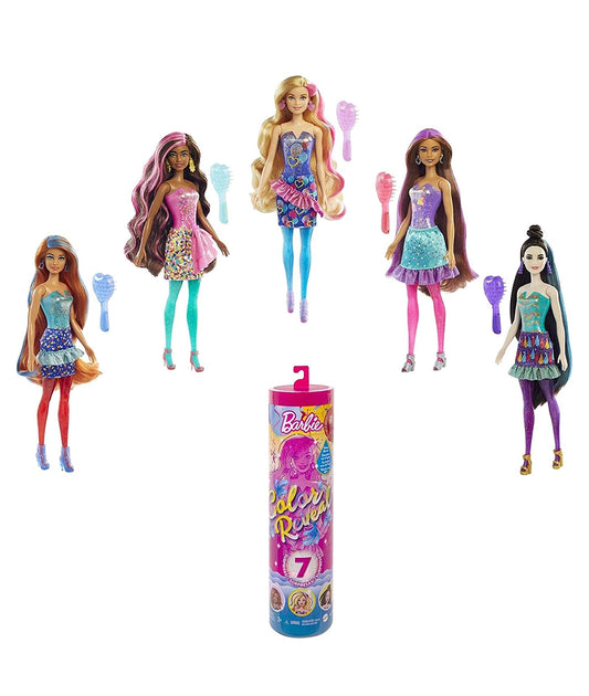 ​Barbie Color Reveal Doll with 7 Surprises