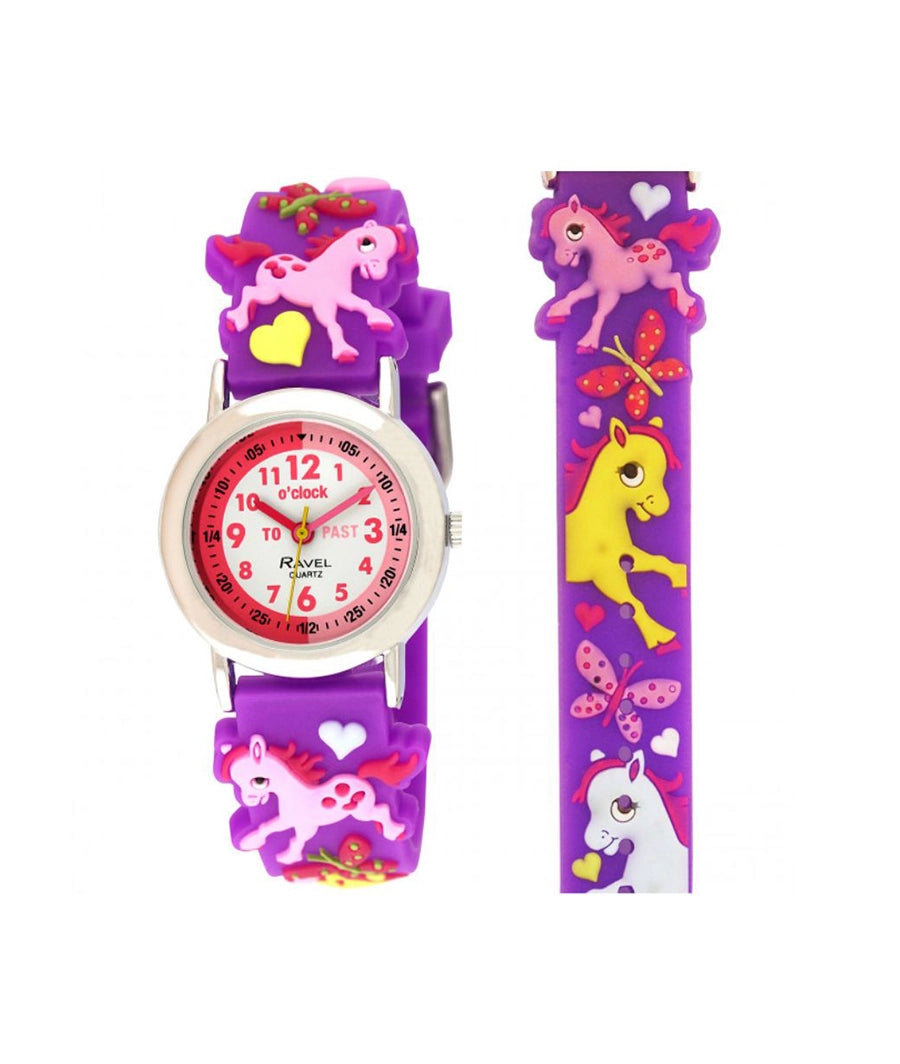 Kid's Time-Teacher Watch - Piper Pony
