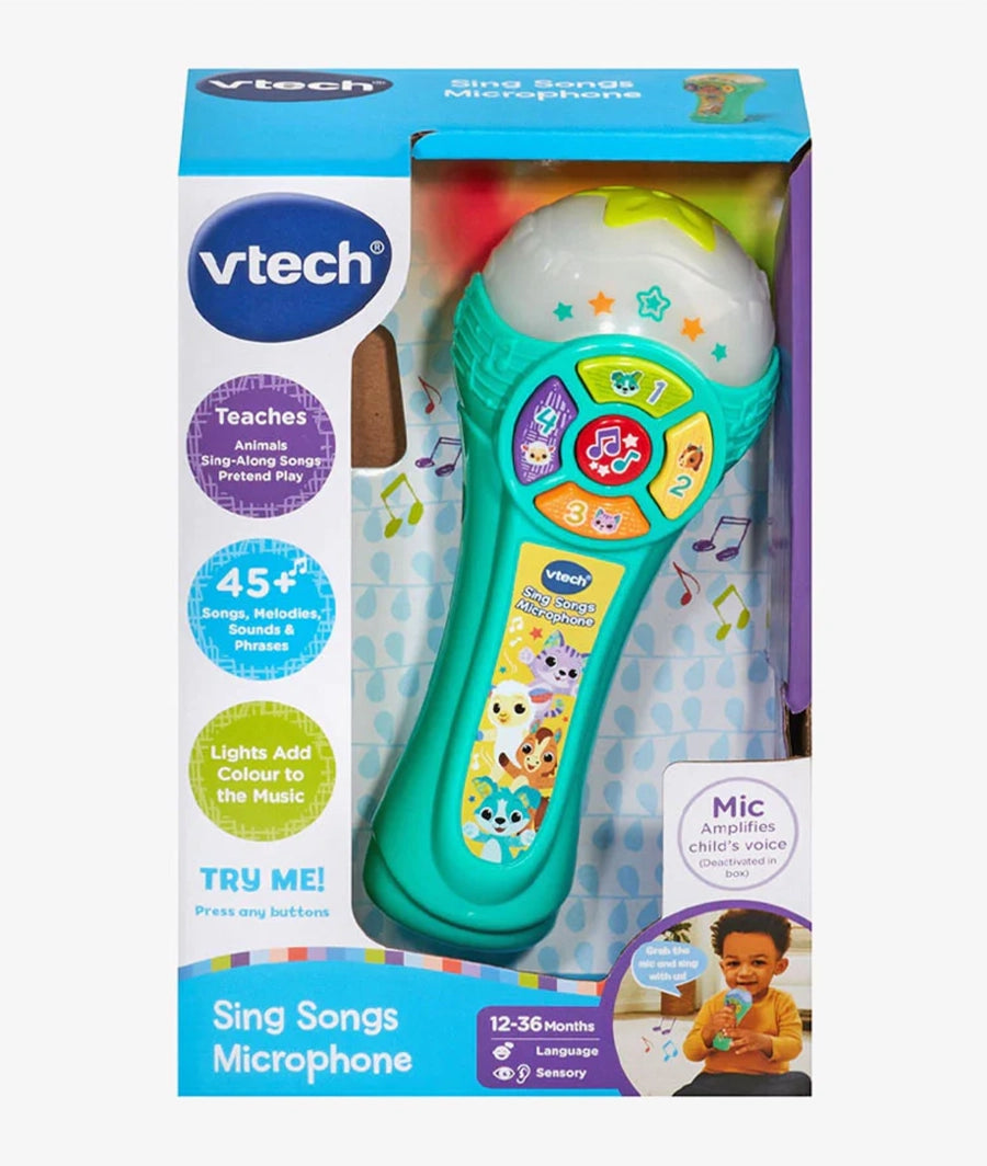 VTech Baby Sing Songs Microphone 2, 18, 24 months +