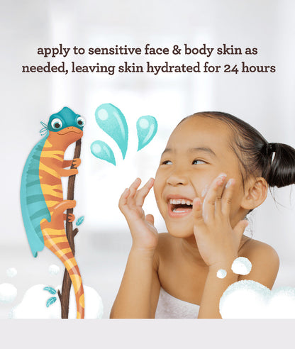 Aveeno Kids Sensitive Skin Face &amp; Body Gel Cream 277 g – Image 3