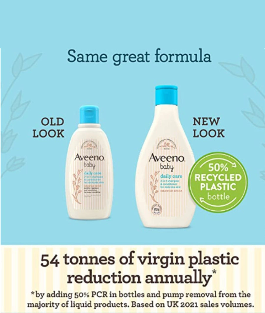 AVEENO Baby Daily Care 2-in-1 Shampoo &amp; Conditioner 250 ml – Image 4