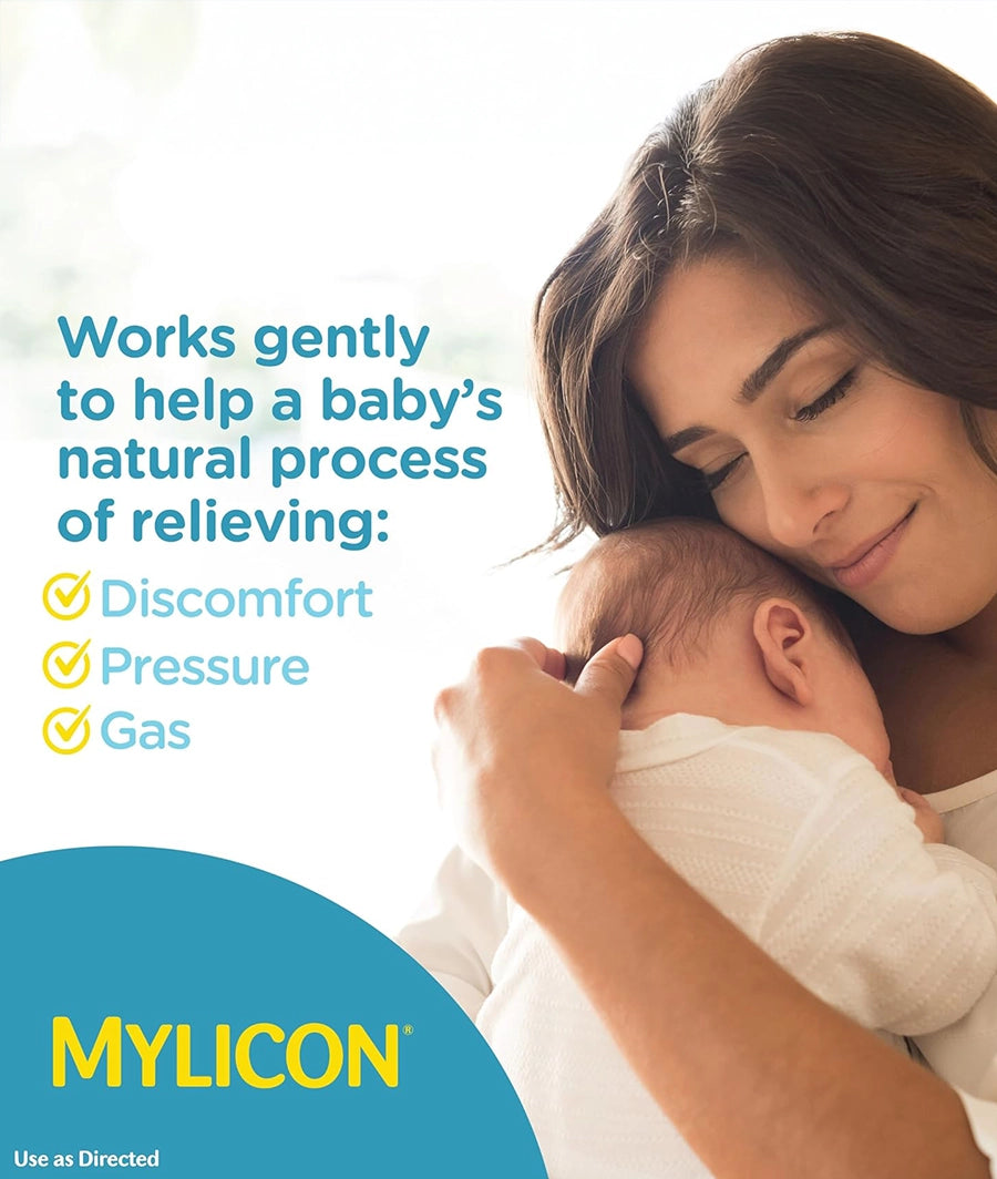 Mylicon Gas Relief Drops for Infants and Babies, Dye Free Formula, 0.5 Fluid Ounce – Image 5