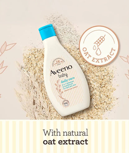 AVEENO Baby Daily Care 2-in-1 Shampoo &amp; Conditioner 250 ml – Image 5