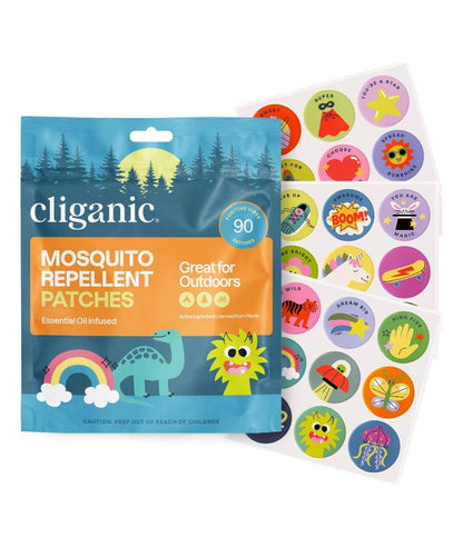 Cliganic Mosquito Repellent Stickers (90 Pack)